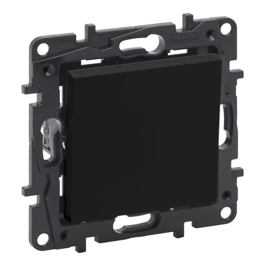 LEGRAND Niloé Step fekete 101 egypólusú kapcsoló, 10AX 863501
