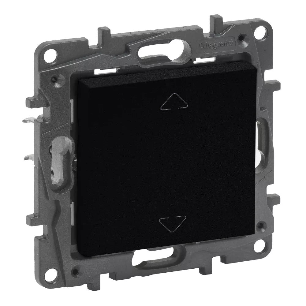 LEGRAND Niloé Step fekete NR105 redőnynyomó (2 állású) 6A 863543