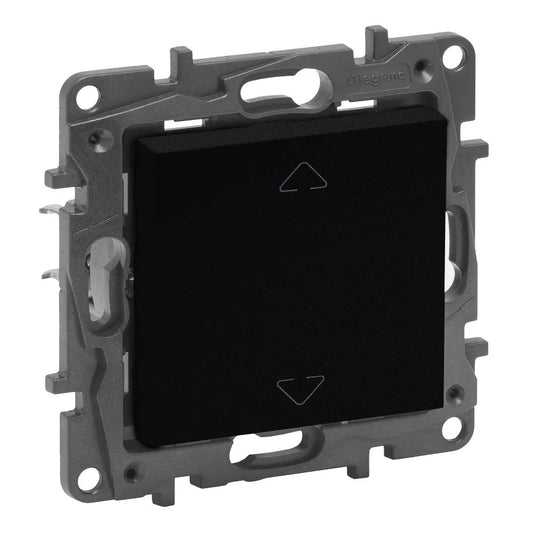 LEGRAND Niloé Step fekete NR105 redőnynyomó (2 állású) 6A 863543