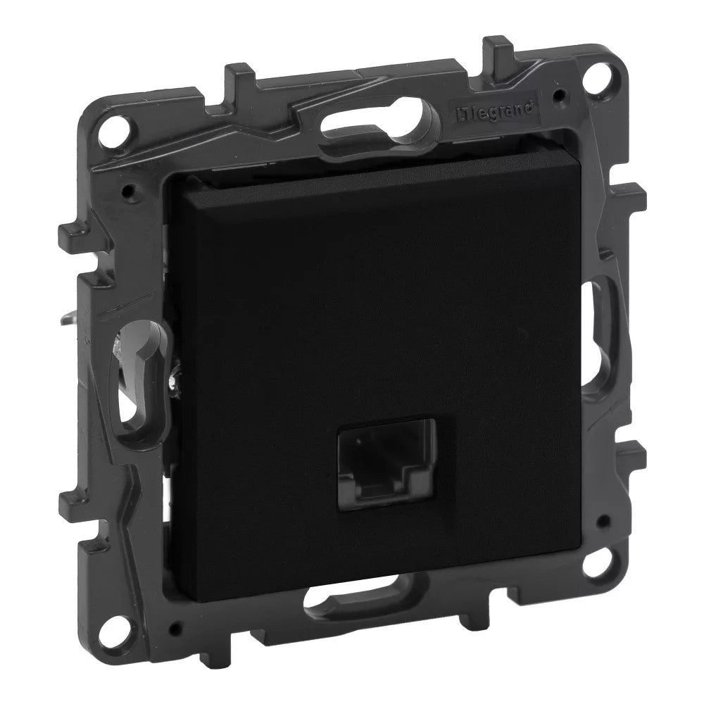 LEGRAND Niloé Step fekete RJ45 Cat.5E FTP aljzat 863557