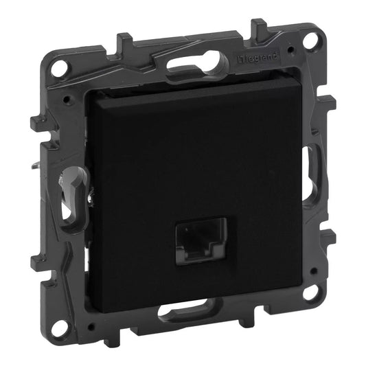 LEGRAND Niloé Step fekete RJ45 Cat.6A STP aljzat 863569
