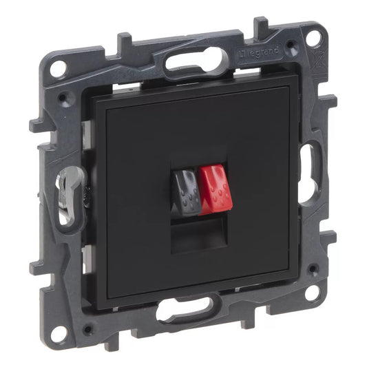 LEGRAND Niloé Step fekete hangszóró aljzat, egyes 863585