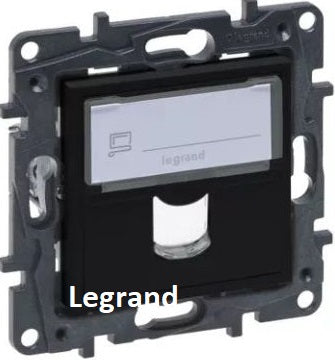 LEGRAND Niloé Step fekete systimax adapter 863588.