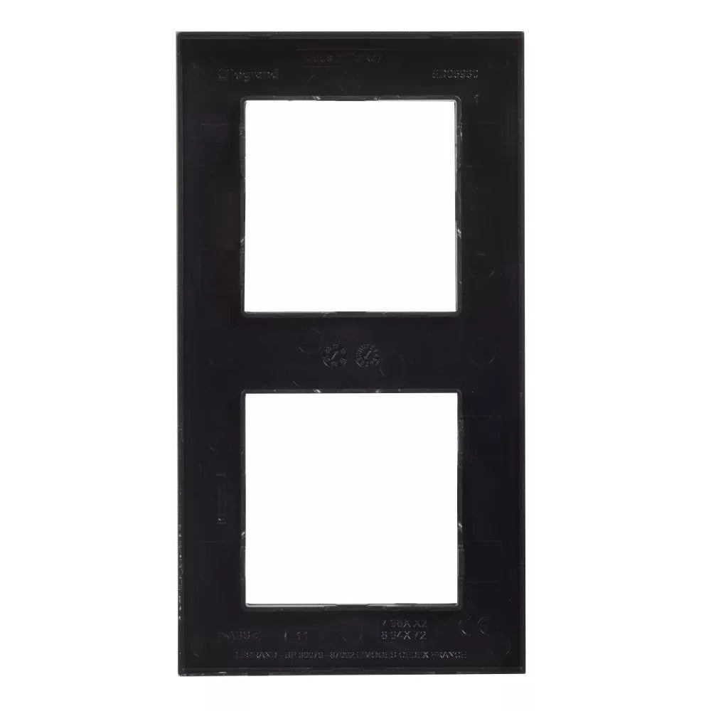 LEGRAND Niloé Step fekete keret 2-es 863592