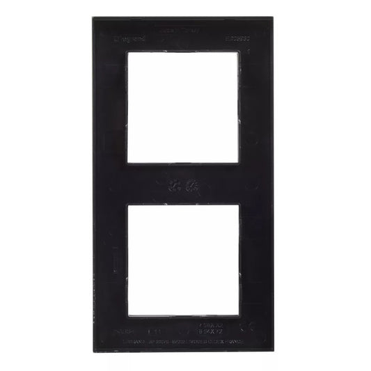 LEGRAND Niloé Step fekete keret 2-es 863592