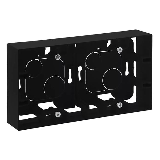 LEGRAND Niloé Step fekete kiemelődoboz, kettős 863598