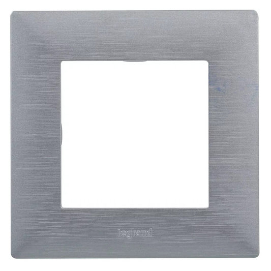 LEGRAND Niloé Step csiszolt alumínium keret 1-es 863891