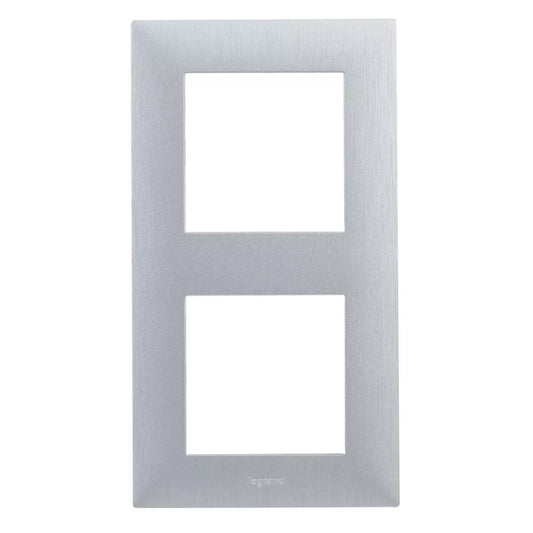 LEGRAND Niloé Step csiszolt alumínium keret 2-es 863892