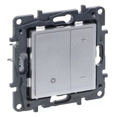 LEGRAND Niloé Step alumínium nyomógombos fényerőszabályzó 150W, 3 vezetékes 863981A