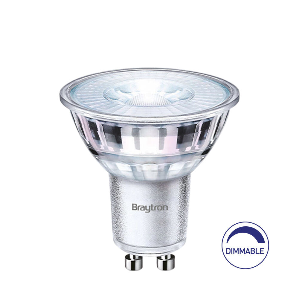 Braytron Led izzó GU10 5.5W 3000K  Dimmerelhető 400Lm Prémium BA27-60650