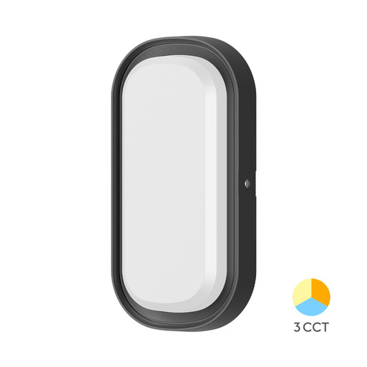 Braytron Led lámpa Fekete IP65 12W 3IN1 Állítható színhőmérséklettel 230V 1320Lm BC18-00281