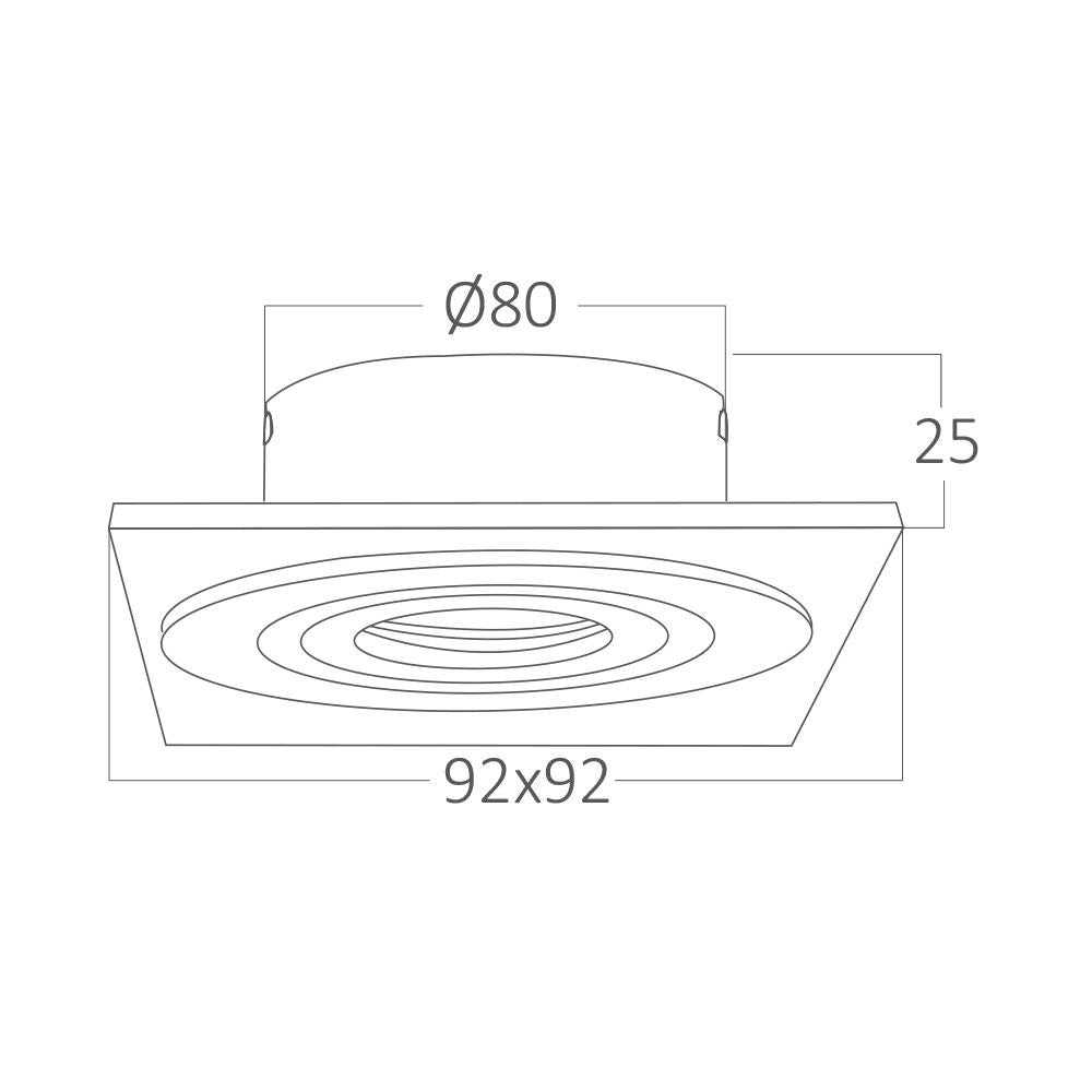 Braytron spotlámpa 1*35W   IP20  BH03-00111