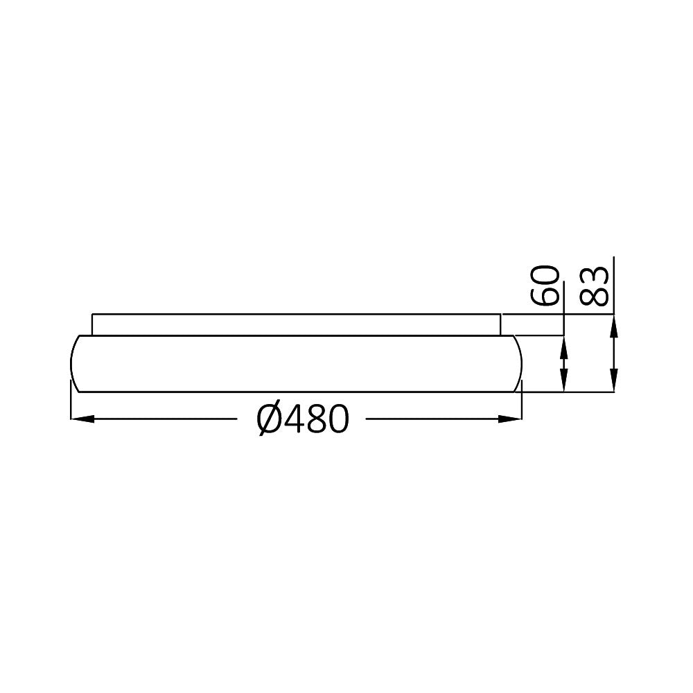 Braytron beltéri mennyezeti Led lámpa Fekete 36W  3IN1 3200Lm  IP20   220-240V BH17-02381