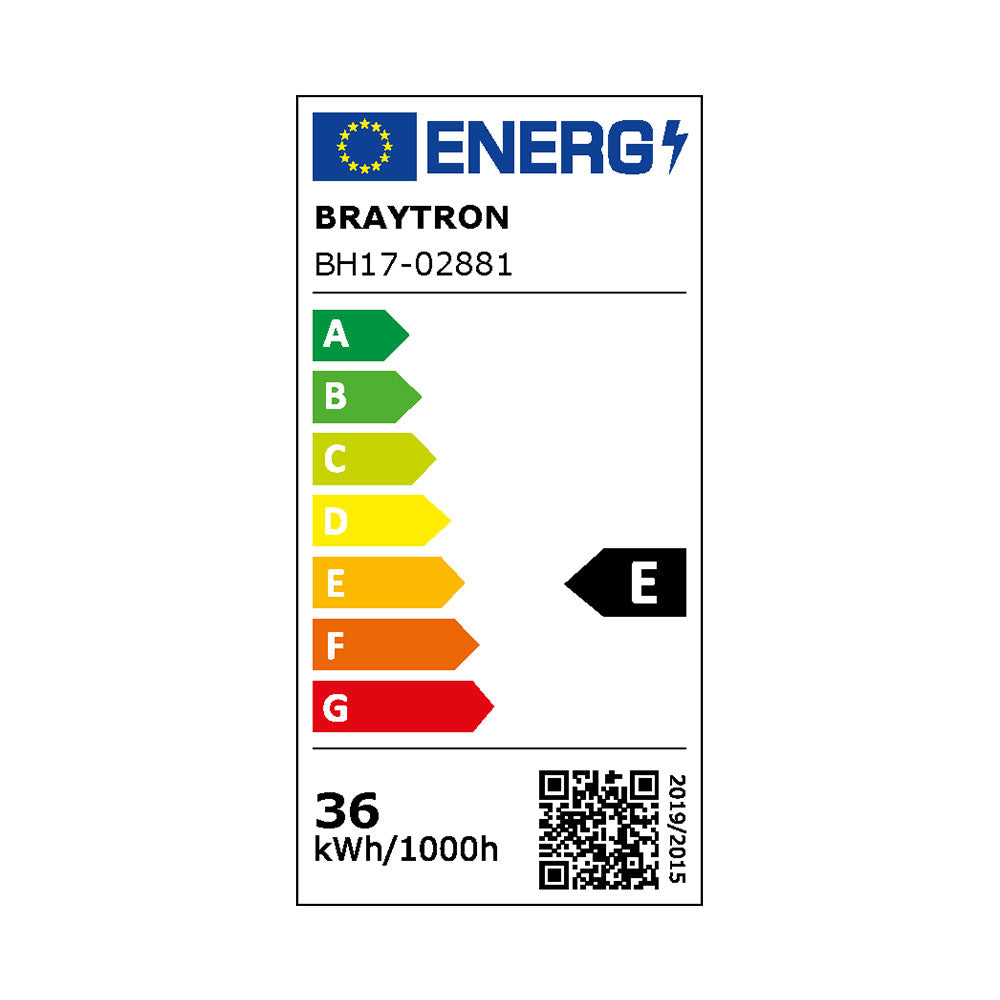 Braytron beltéri mennyezeti Led lámpa Fekete 36W 3200Lm 3IN1  IP20   220-240V BH17-02881