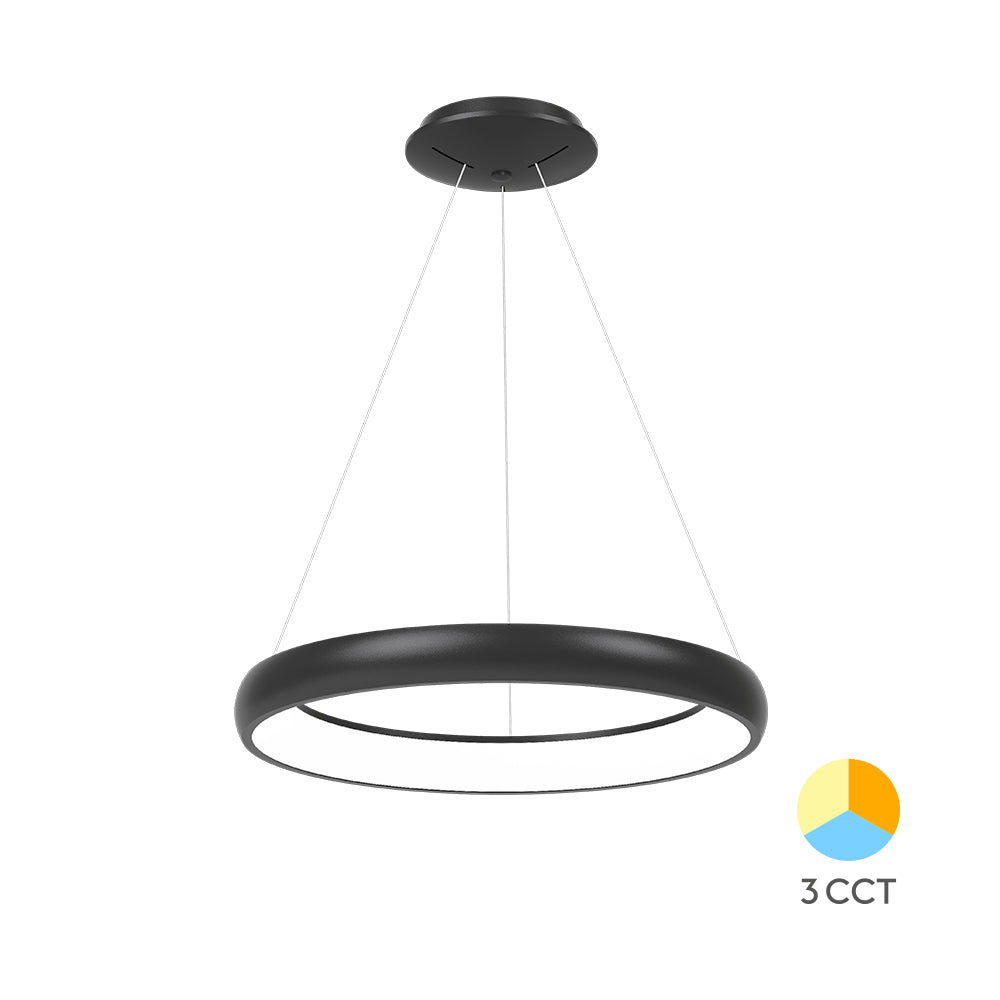 Braytron függeszthető Led lámpa Fekete 46W 3920Lm 3IN1 IP20  220-240V BH17-03481
