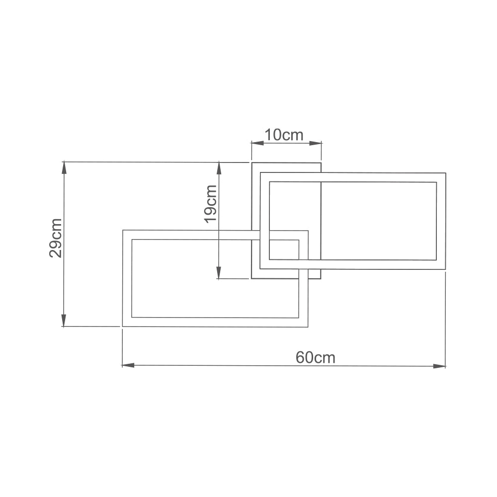 Braytron Mennyezeti Led Lámpa 40W IP20 Állítható színhőmérséklet,Távírányítóval,Dimmerelhető fekete 230V
