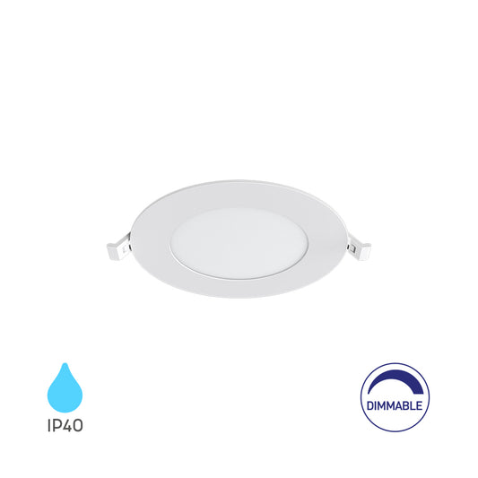Braytron süllyeszthető Led panel  6W 3000K  470Lm  IP40  220-240V  BP01-90600