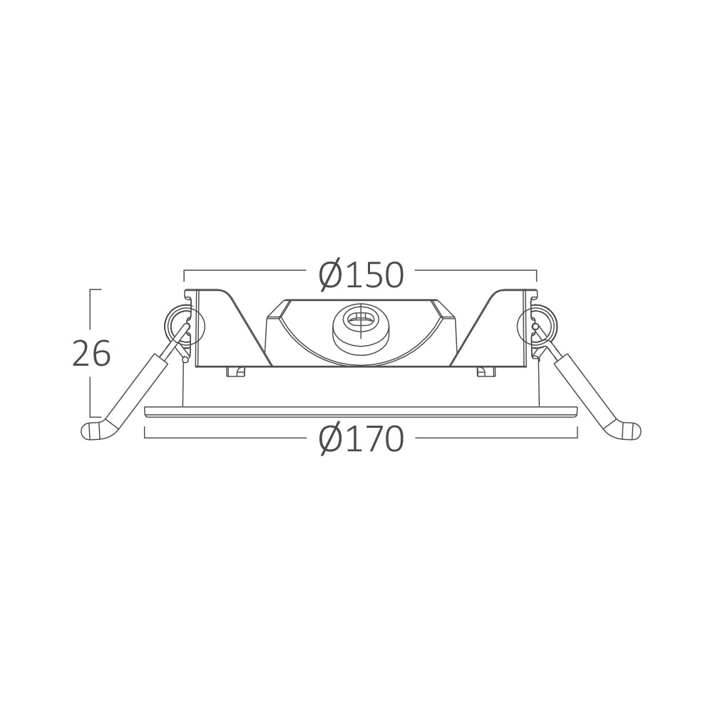 Braytron süllyeszthető Led panel  12W  1120 Lm 3IN1 Fehér Dimmerelhető IP40  220-240V  BP01-91280