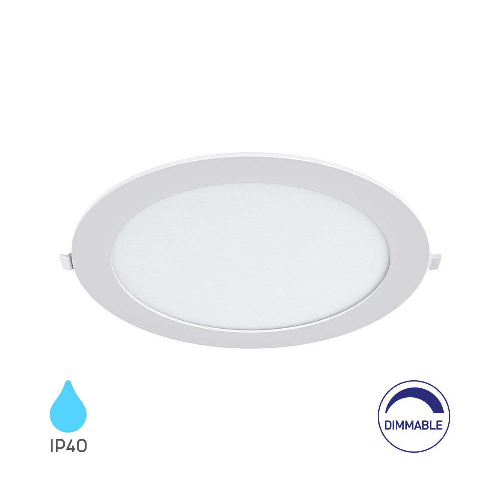 Braytron süllyeszthető Led panel Dimmerelhető  18W  IP40 3000K 1800Lm   220-240V BP01-91800