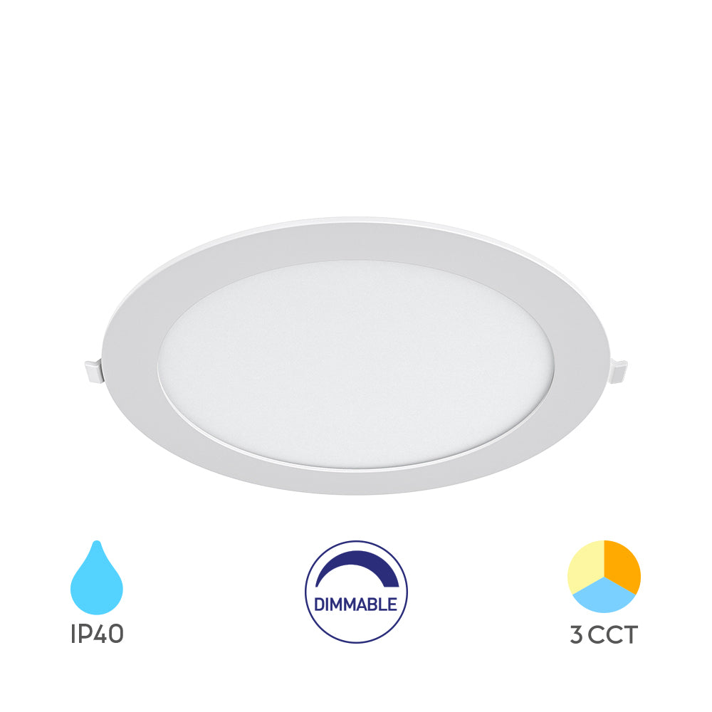 Braytron süllyeszthető Led panel Di mmerelhető Fehér 3IN1 18W IP40 1800Lm  220-240V BP01-91880