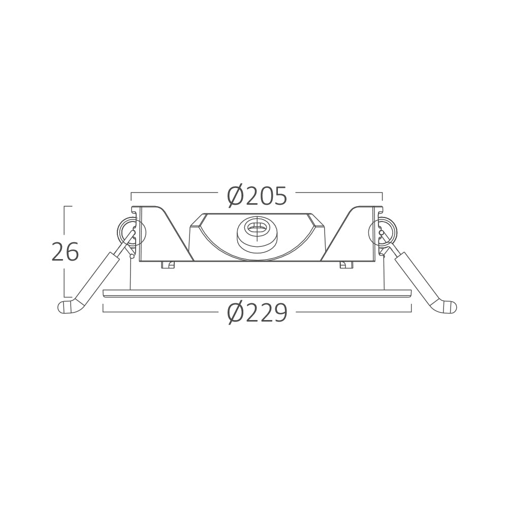 Braytron süllyeszthető Led panel Di mmerelhető Fehér 3IN1 18W IP40 1800Lm  220-240V BP01-91880