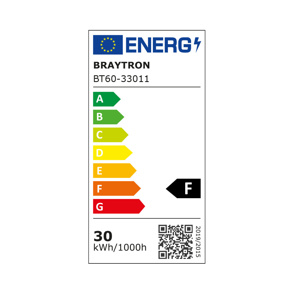 Braytron Led Reflektor 30W 4000K IP65 Fekete 2550lm 220-240V BT60-33011