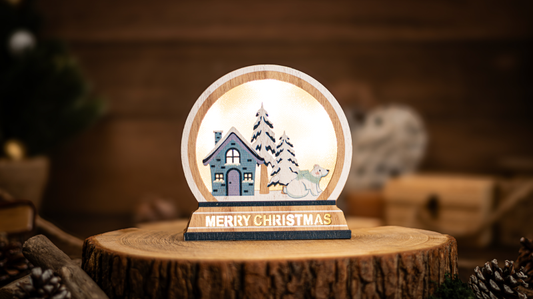 LED karácsonyi dísz,fa, medve, elemes , Timer 6+18h, 5LED, 3000K, 2xAAA,CHRSBB5WW