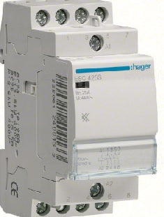 Háger mágneskapcsoló (kontaktor)25A 400V AC 4-z 230V
