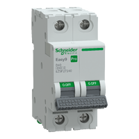 SCHNEIDER EASY9 PRO Kismegszakító,autómata 2P, B, 40A