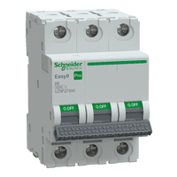 SCHNEIDER EASY9 PRO Kismegszakító,autómata 3P, B, 6A EZ9F27306