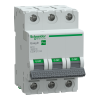 SCHNEIDER EASY9 PRO Kismegszakító,autómata 3P, B, 10A