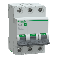 SCHNEIDER EASY9 PRO Kismegszakító, autómata 3P, B, 16A