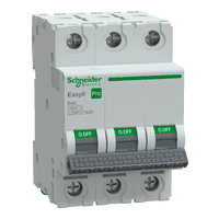 SCHNEIDER EASY9 PRO Kismegszakító,autómata 3P, B, 40A