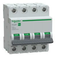SCHNEIDER EASY9 PRO Kismegszakító,autómata 4P, B, 16A