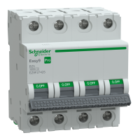 SCHNEIDER EASY9 PRO Kismegszakító,autómata 4P, B, 25A