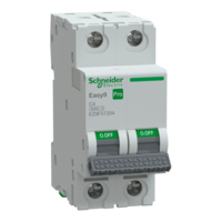SCHNEIDER EASY9 PRO Kismegszakító, 2P, C, 4A