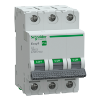 SCHNEIDER EASY9 PRO Kismegszakító,autómata 3P, C, 2A EZ9F57302