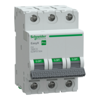 SCHNEIDER EASY9 PRO Kismegszakító, 3P, C, 4A