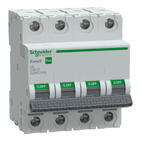 SCHNEIDER EASY9 PRO Kismegszakító,autómata 4P, C, 6A