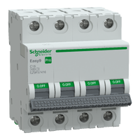 SCHNEIDER EASY9 PRO Kismegszakító,autómata 4P, C, 16A EZ9F57416