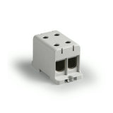 Ensto  Univerzális sorkapocs szürke 35-150mm2Cu/Alu 2P csavaros 4csatl./>25 mm2 kalapsín/csavaros  KE68