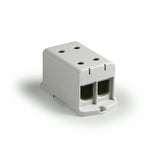 Ensto Univerzális sorkapocs szürke 35-240mm2Cu/Alu 2P csavaros 4csatl./>25 mm2 kalapsín/csavaros  KE69