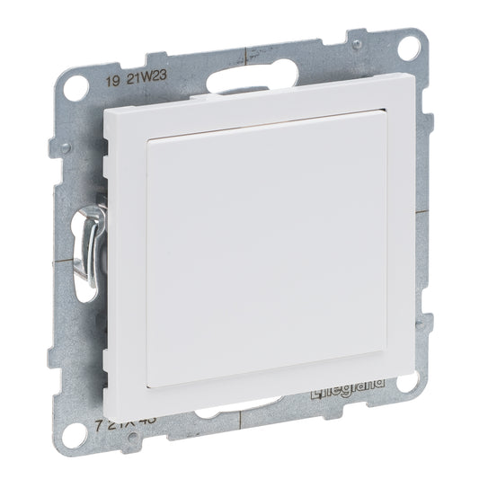 LEGRAND Suno fehér vakfedél Program Mosaic adapterrel, keret nélkül 721143