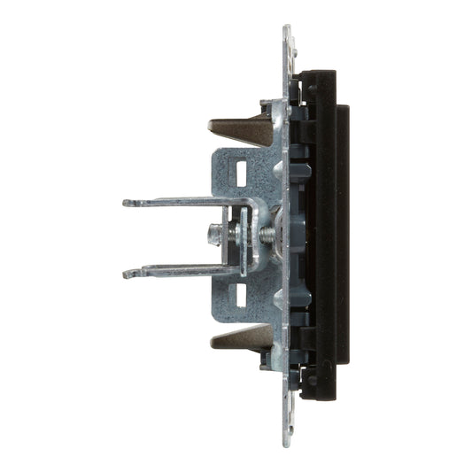 LEGRAND Suno fekete vakfedél Program Mosaic adapterrel, keret nélkül 721443