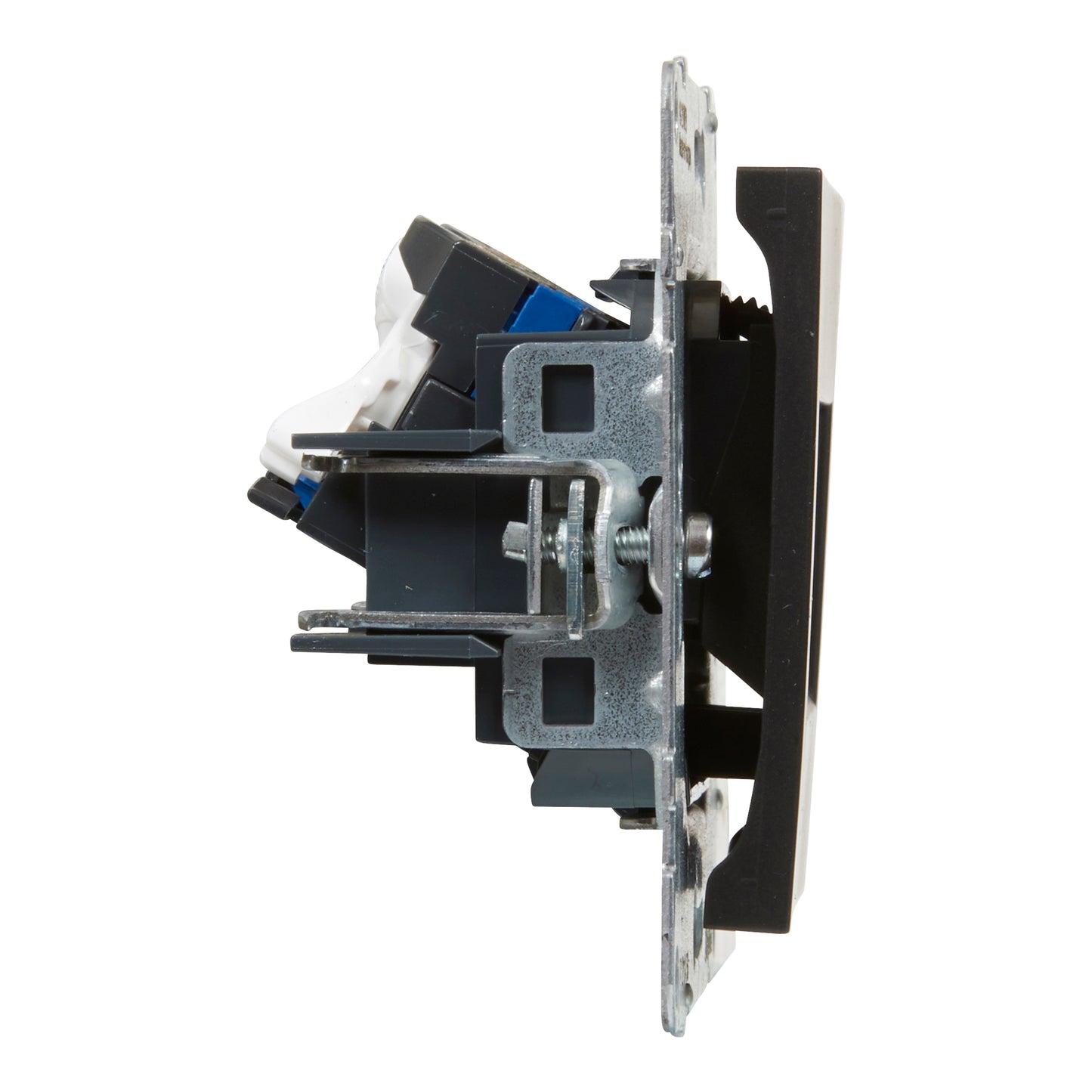 LEGRAND Suno fekete 2xRJ45 UTP Cat.6 csatlakozóaljzat, keret nélkül 721453