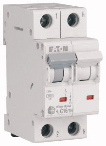 Eaton home kismegszakító 4,5kA, 1P+N, 16A, C jelleggörbe 194751