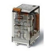 Finder Általános célú relé 10A 2-v dugaszolós 24VDC monostabil IP20 553290240040