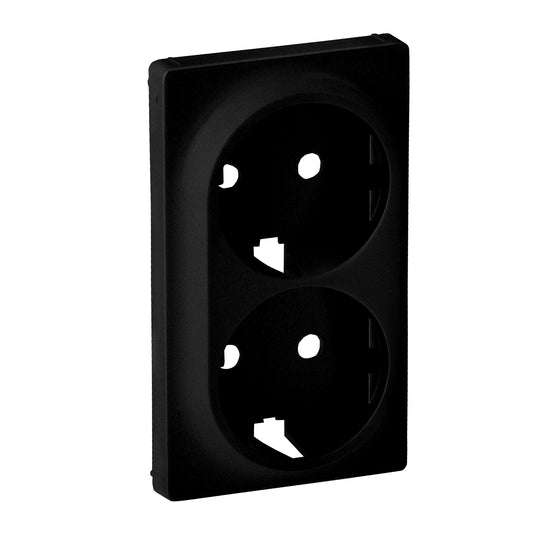 Legrand valena life 2xLegrand 2p+F csatlakozóaljzat burkolat, fekete