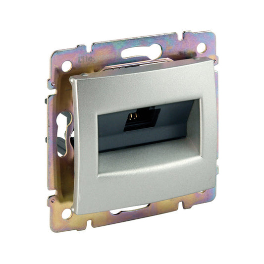 Legrand Valena 1xRJ45 LCS2 Cat6 FTP aljzat alumínium 770232