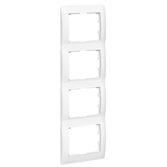 Legrand Galea Life keret 4-es függőleges, fehér